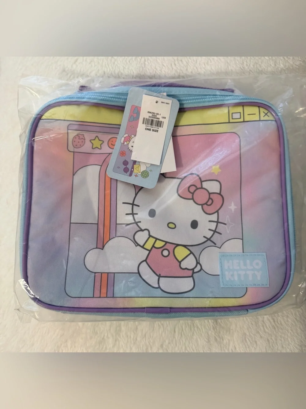Hello Kitty Pastel Blue, Pink & Purple Kids Backpack